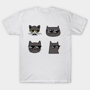 Cool cats thug life design T-Shirt